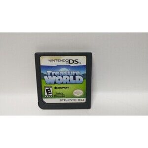 Treasure World (Nintendo DS,2009) Very Good Condition, Original Manual & Sticker